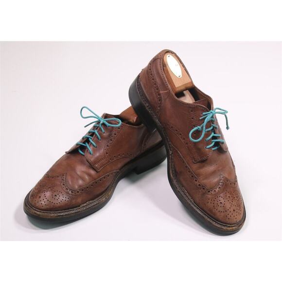 Tod\'s Brown Wingtip Leather Oxford Dress Shoes Men\'s US 9 main image 5